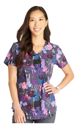 Top Clínico Estampado Mujer, Tooniforms Disney Tf737 Vidf