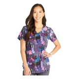 Top Clínico Estampado Mujer, Tooniforms Disney Tf737 Vidf