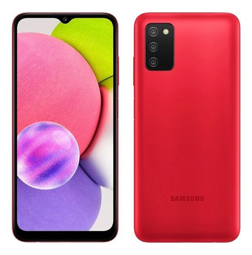 Samsung Galaxy A03s 64 Gb Vermelho 4 Gb Ram Usado Muito Bom