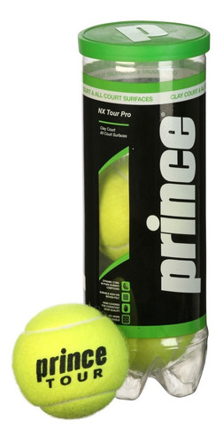 Tubo De Pelotas Prince Nx Tour Pro Padel Tenis Po