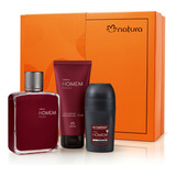 Presente Masculino Natura Homem Sagaz Edição Especial Combo C/ 03 + Caixa