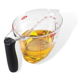 Tarro Medidor De 500 Ml Para Recetas, Medidas Superiores Y Laterales, Color Oxo Transparente