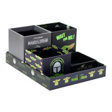 Kit Organizador De Mesa Baby Yoda Star Wars 5 Peças