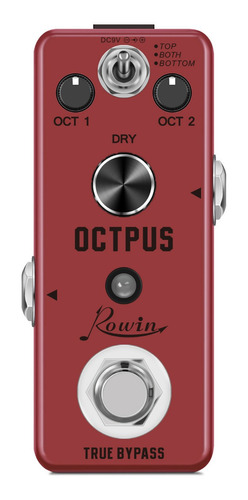 Pedal De Efectos Digital Para Guitarra Octopus Rowin Lef-380