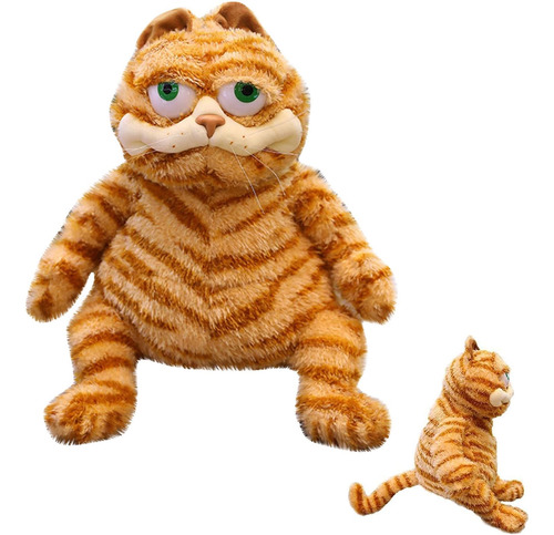 Lindo Amarillo Gato Peluche Juguete 30cm Fat Orange Cat