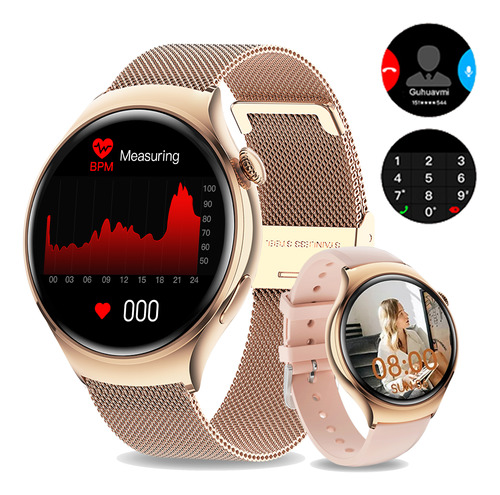 Para Huawei Watch 4 Mini Nfc Smart Watch Mujer Bluetooth Cal