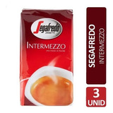 3 Cafe Molido X 250g Segafredo Intermezzo Tostado Sin Azucar