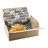 Papel Parafinado 25x40 Cm. Fast Food Impreso X 500 Hojas.  