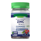 Zinc Gummies Gomitas Gomas 50 Mg Vegano Sit Inmun Acne