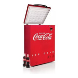 Frigobar/congelador Retro Vintage Coca Cola Amplio Dace Msi 