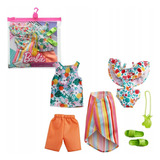 Set Ropa Para Barbie & Ken Original Mattel