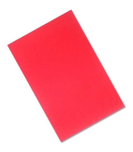 Fomi Foami 1/8 Rojo Paquete X 10 Unidades 