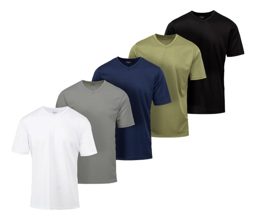 Polera Activa Para Hombre - Polera De Manga Corta Elásti