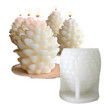 Molde Creativo Silicona Velas Cono , Jabón Piñones Navideño