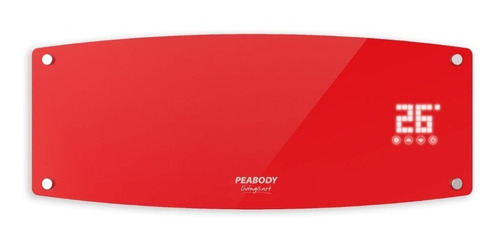 Caloventor De Pared Peabody Pe-cv20r Tipo Split Rojo