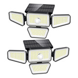 Luces Solares Para Exteriores, 270 Led, 3000 Lm, Sensor De M