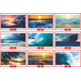 Vinilo Decorativo Mural Agua-mar-olas-paisaje 130x70cm