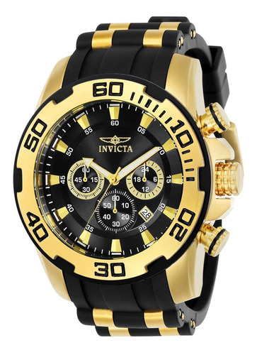 Reloj Invicta 22340 Oro Negro Hombre