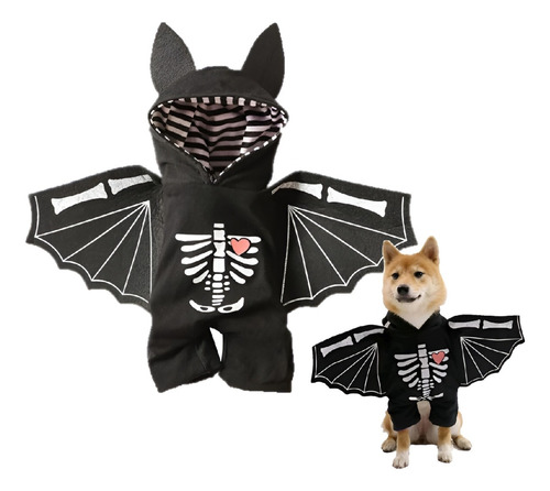 Disfraz Mascotas Halloween Gato Disfraz Murcielago Perro 