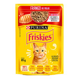 Sache Friskies Ao Molho Adulto Sabor Frango Em Saco De 85g