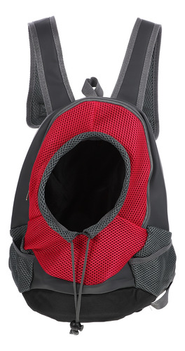 Mochila Para Mascotas De Color Rojo Rosa Para Perros Y Gatos