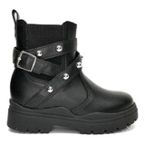 Bota Infantil Coturno Chelsea Feminina Molekinha Moda Linda