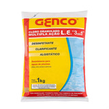 Genco Cloro Granulado 1kg Multipla Ação 3 Em 1 - Genco