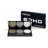 Mehron Maquillaje Eco Glitter Paleta (oro, Plata, Opalescent