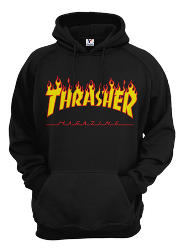 Sudadera Thrasher,  Unisex Con Capucha