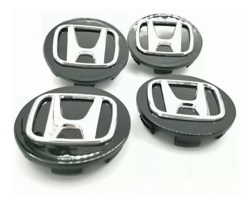 4 X Tapas Centro Rin Honda Crv Hrv Civic Accord Odysey 65mm