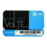 Esim Att At&t Portabilidad + 150 Saldo Envio Digital