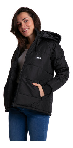 Campera Mujer Parka De Abrigo, Capucha Desmontable C-art 446