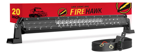 Barra De Luz Led Firehawk 20 Pulgadas 50,000lm, 2024 Nuevas