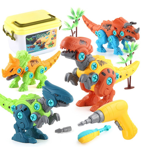 Brinquedo De Dinossauro Diy Para Crianças Com Furadeira Elét