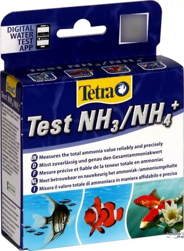 Tetra Test Nh3 Nh4 Amoniaco Para Acuarios Agua Dulce Marinos