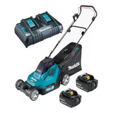 Cortador De Grama Carrinho 2 Baterias 18v 5ah Makita Dlm432z