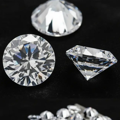 Piedra Zirconia Cubica 6mm Color Cristal (100 Pz) Fiorella Cristal