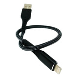 Cable Corto Lightning Compatible Con iPhone Carga Rápida