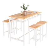 Recaceik Juego De Mesa De Comedor De 5 Piezas, Mesa De Coci.