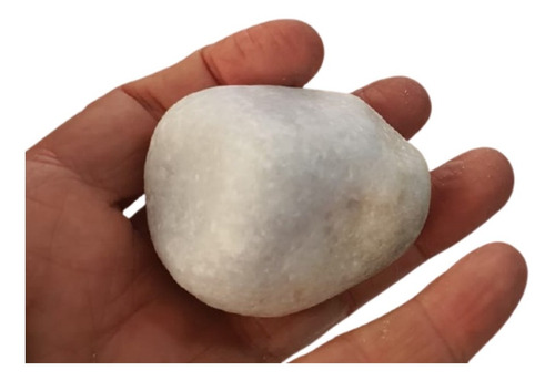 Piedra Blanca Marmol Rolado /redondeada 25 Kg -mercadoenvios