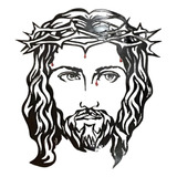 Figura De Cabeza De Jesús De Metal, Decoración Espiritual,