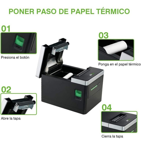 Impresora Térmica De 80mm Tickets Pos Con Autocorte Zkp8008