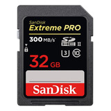 Tarjeta De Memoria Sandisk Extreme Pro De 32gb Sdh De 300mb