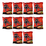 Comida Coreana Sopa Instantaneo Picante Shin Ramen 10pz