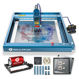 Sculpfun Sf-a9 40w Máquina De Grabado Láser + Rodillos+panel