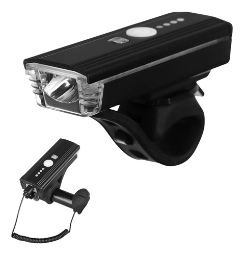 Luces Led Para Bicicleta Bocina Recargable Usb Linterna