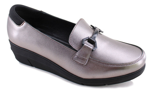 Zapato Para Dama Color Inox Manet 