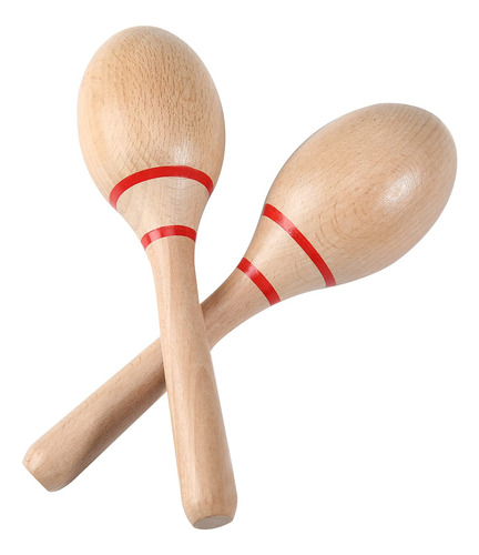 Maracas, Agitadores De Rumba De Madera Profesional, Sonajero