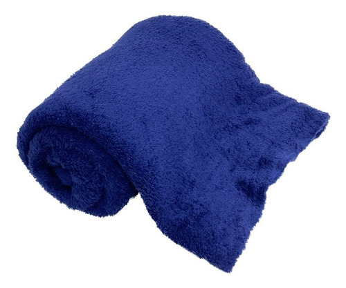Manta Microfibra Lisa Casal Cobertor Soft Veludo 2,20mx1.80m Cor Azul-marinho