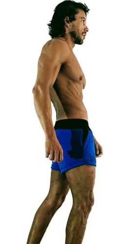 Id480 Mini Short Entallado Pantalon Corto Hartl Azul